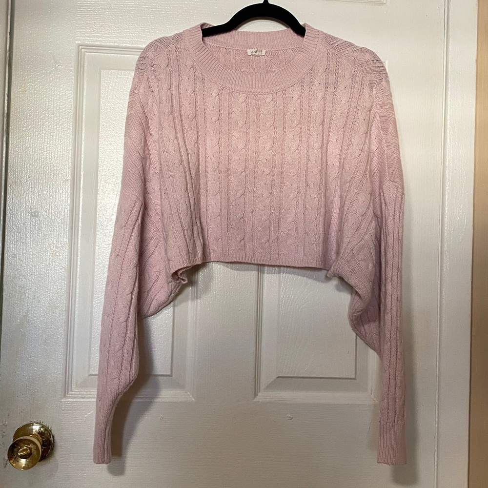Garage Light Pink Knit Sweater